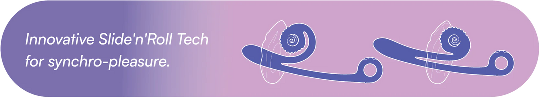 SVibe - Snail Curve Dual-Vibrator lila
