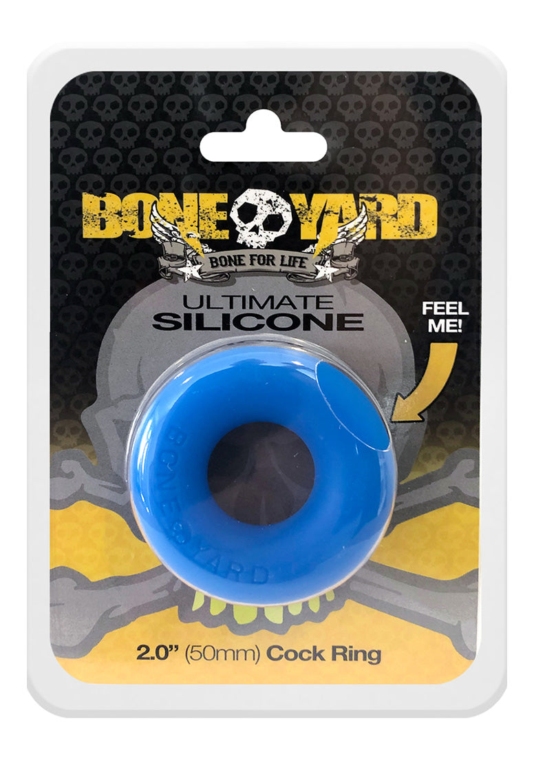 Boneyard - Ultimate Silikon Ring blau