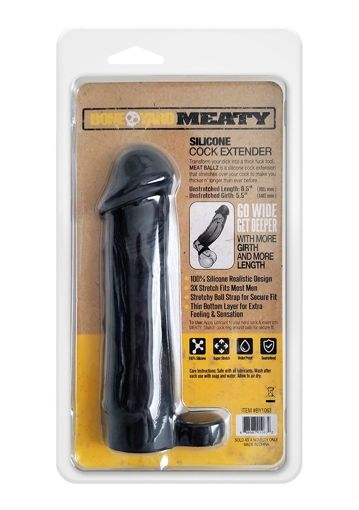 Boneyard - Meaty Cock Extender schwarz