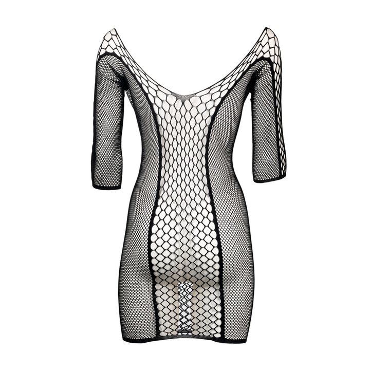 Minikleid Duo Net schulterfrei von Le Désir schwarz