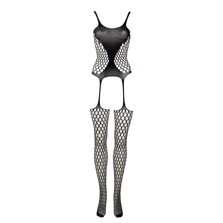 Bodystocking in Netzstruktur "Fence" von Le Désir schwarz