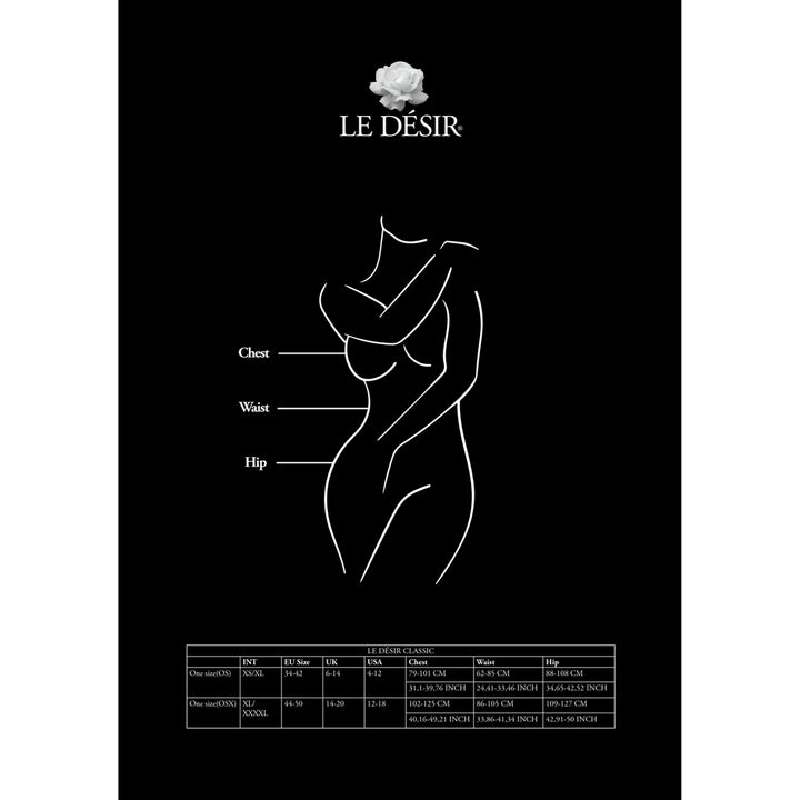 Bodystocking "Spitze" von Le Désir schwarz
