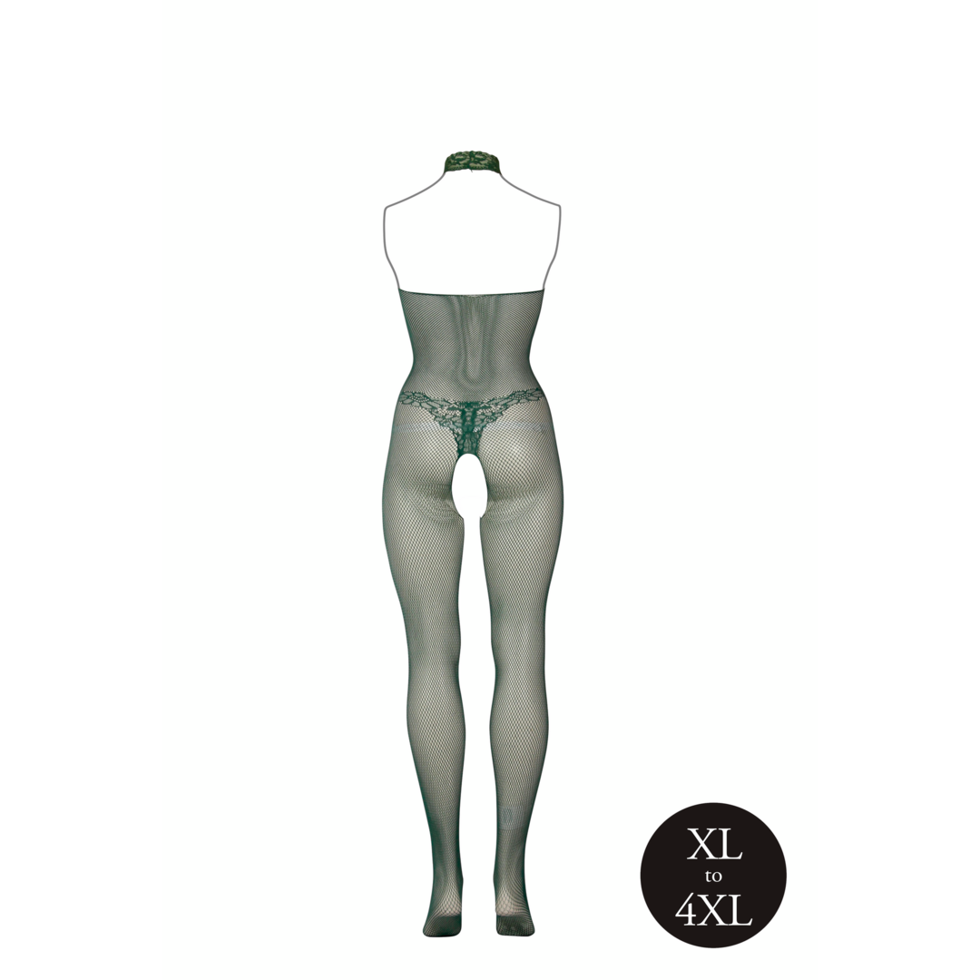 Bodystocking "Spitze" von Le Désir grün Queensize