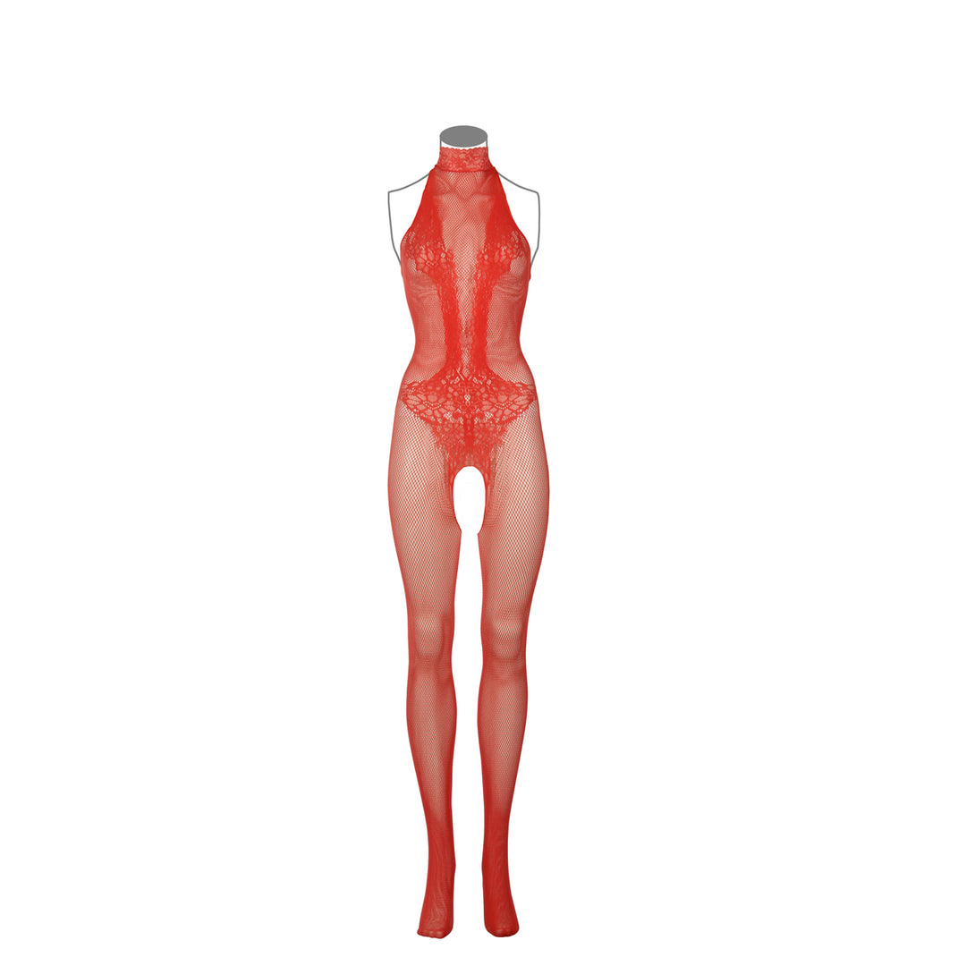 Bodystocking "Spitze" von Le Désir rot