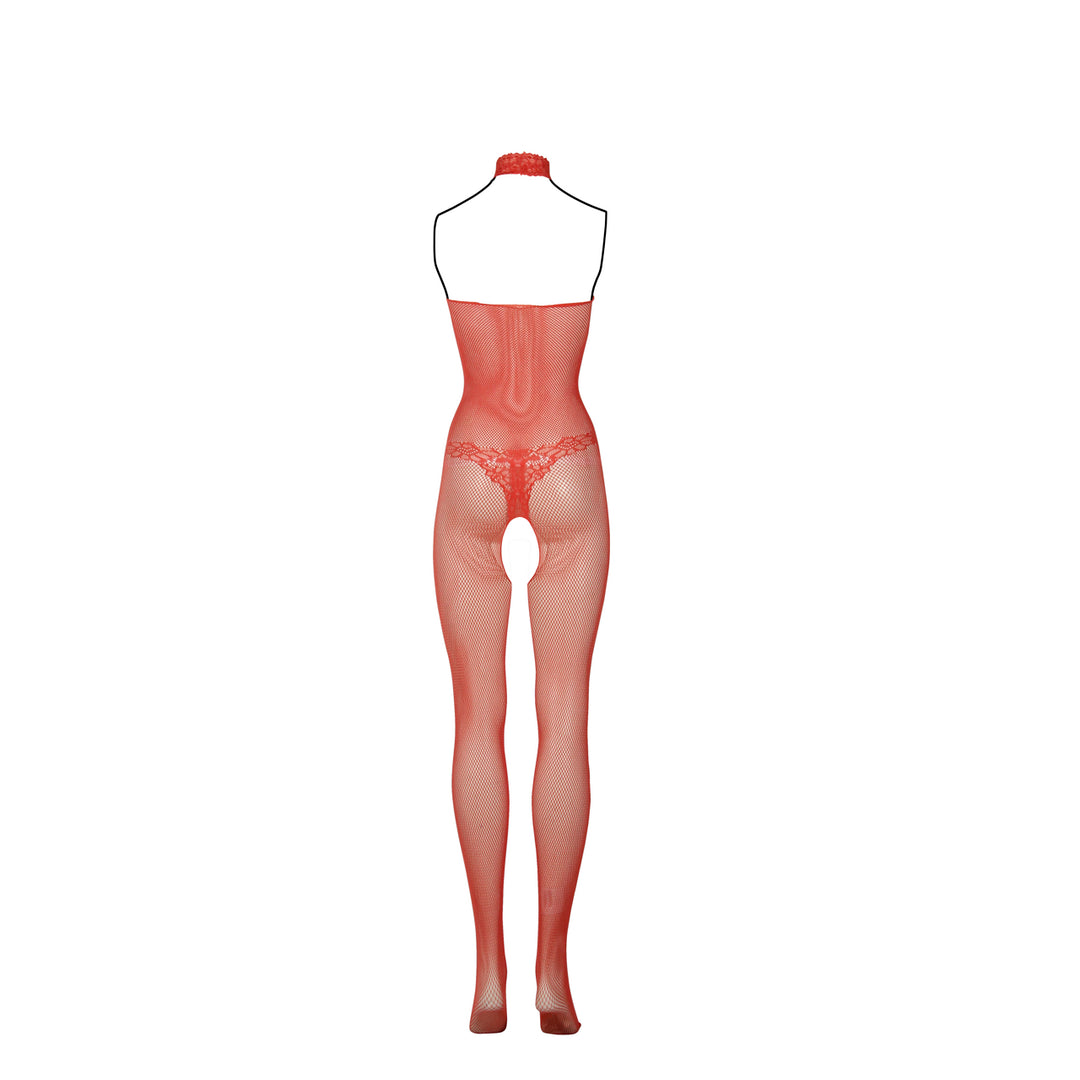 Bodystocking "Spitze" von Le Désir rot