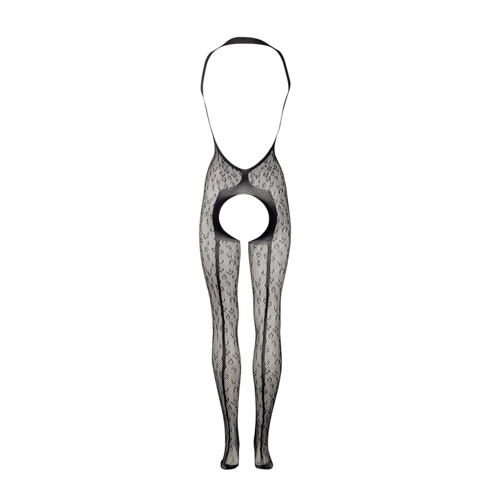 Bodystocking in Netzstruktur "Leopard" von Le Désir schwarz