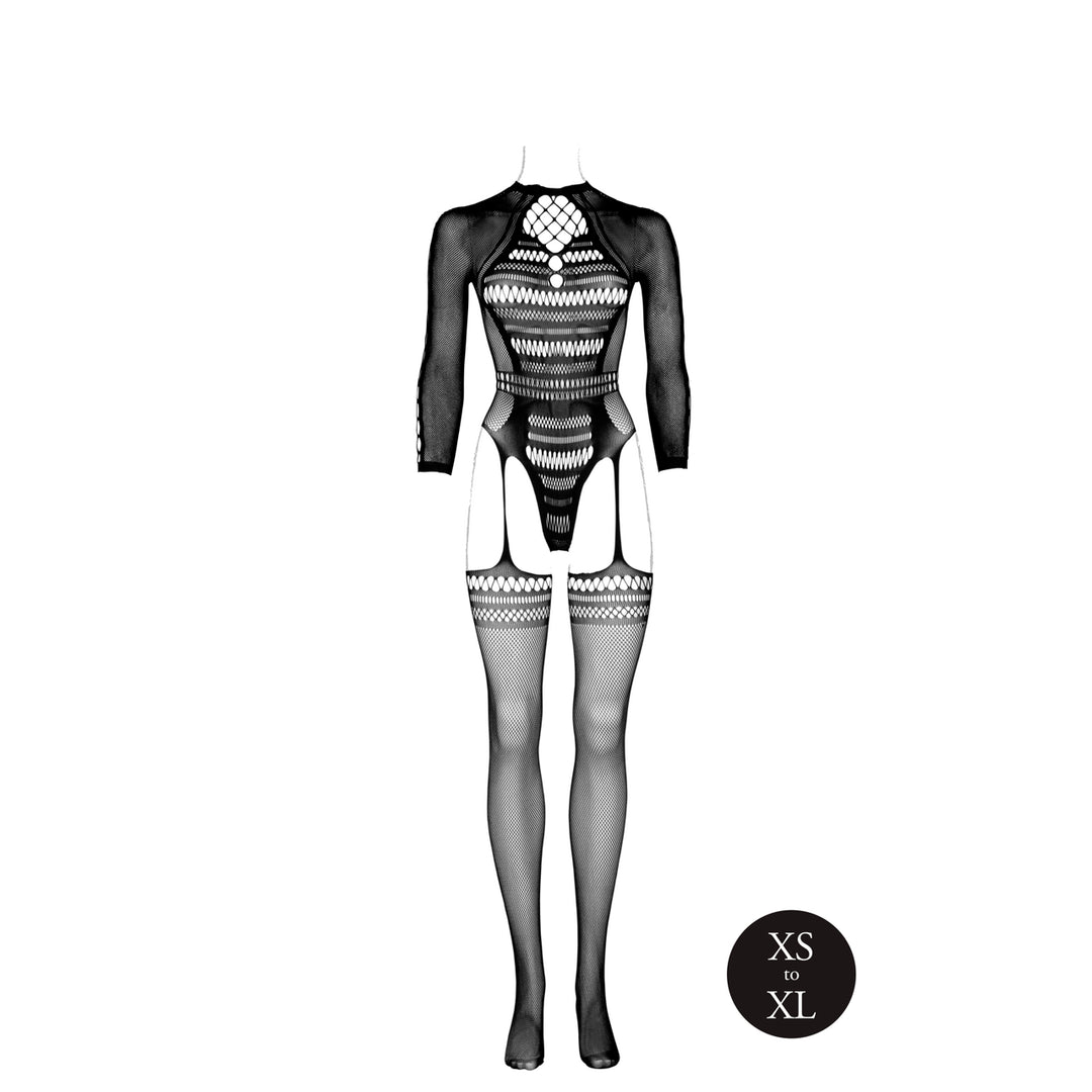 Bodystocking langärmlig von Le Désir schwarz