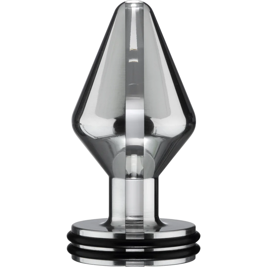 ElectraStim - Midi Electro Butt Plug M – E-Stim Analplug aus Aluminium für Fortgeschrittene