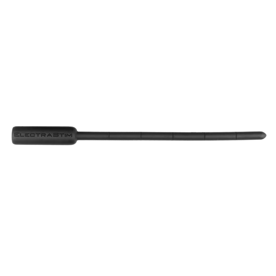 ElectraStim - Silicone Noir Flexible Electro-Sound 7mm – Flexibler Harnröhrenstab Elektrosex | Bipolar E-Stim Dilator