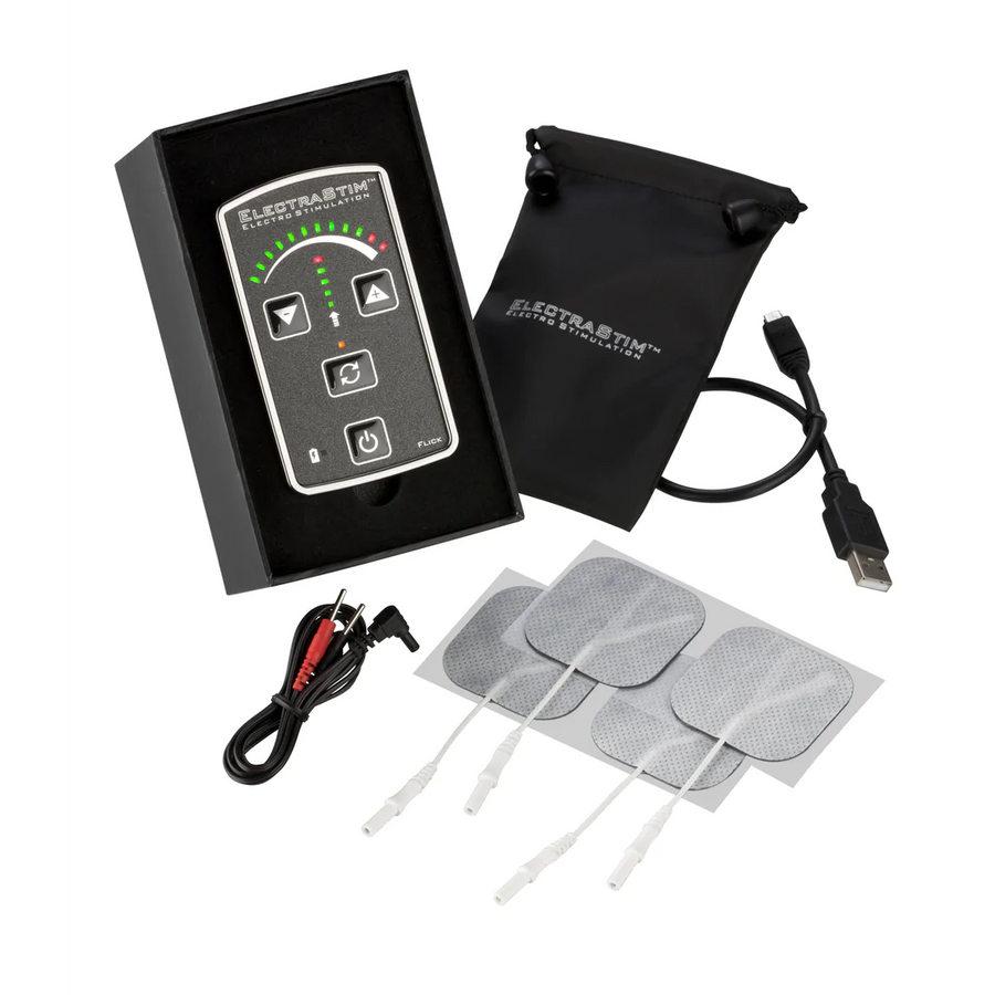 ElectraStim - Flick Stimulator Pack – E-Stim Basis Set mit Bewegungssteuerung & ElectraPads