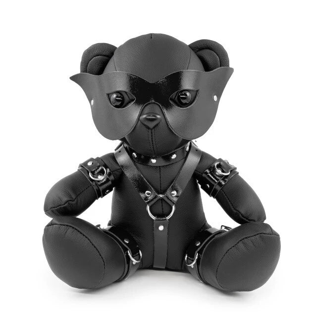 KinkySabine - Eddy the BDSM Teddy mit Maske schwarz