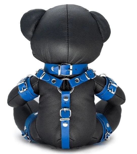 KS - Eddy the BDSM Teddy schwarz/blau