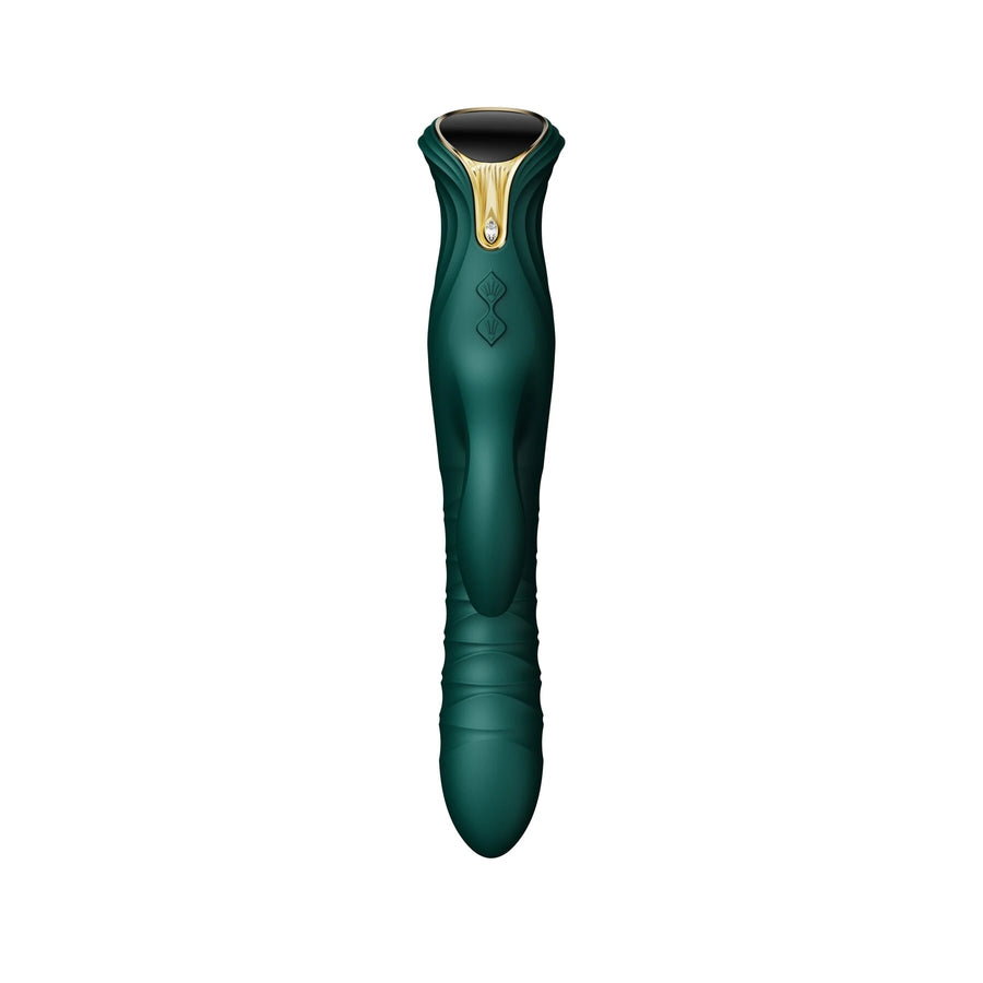 Zalo - Mose stoßender Rabbit Vibrator grün