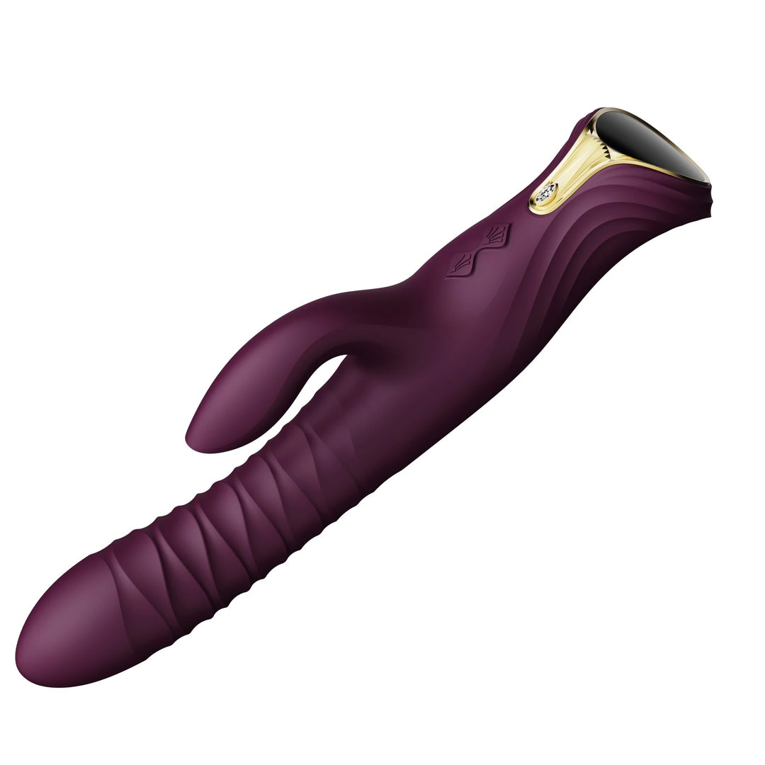 Zalo - Mose stoßender Rabbit Vibrator Lila