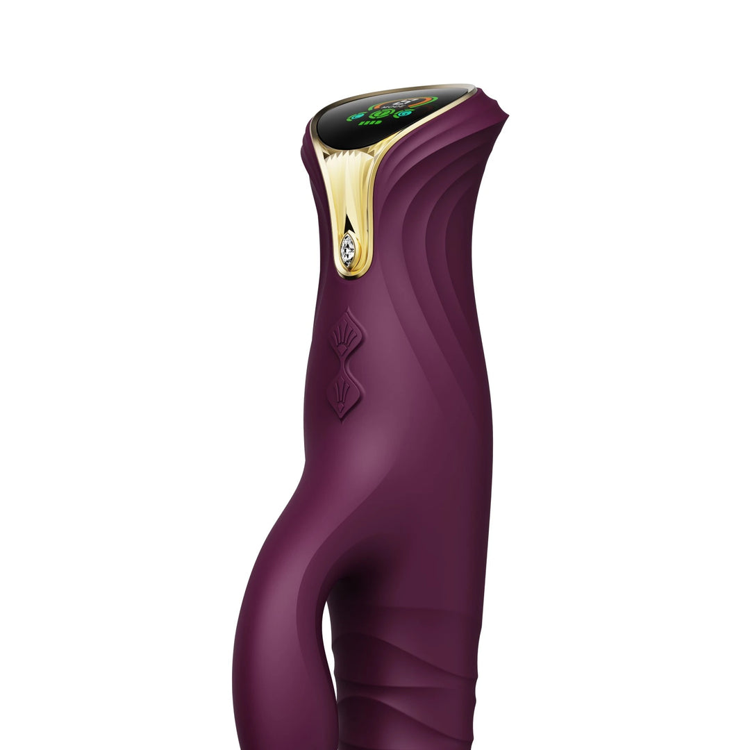 Zalo - Mose stoßender Rabbit Vibrator Lila