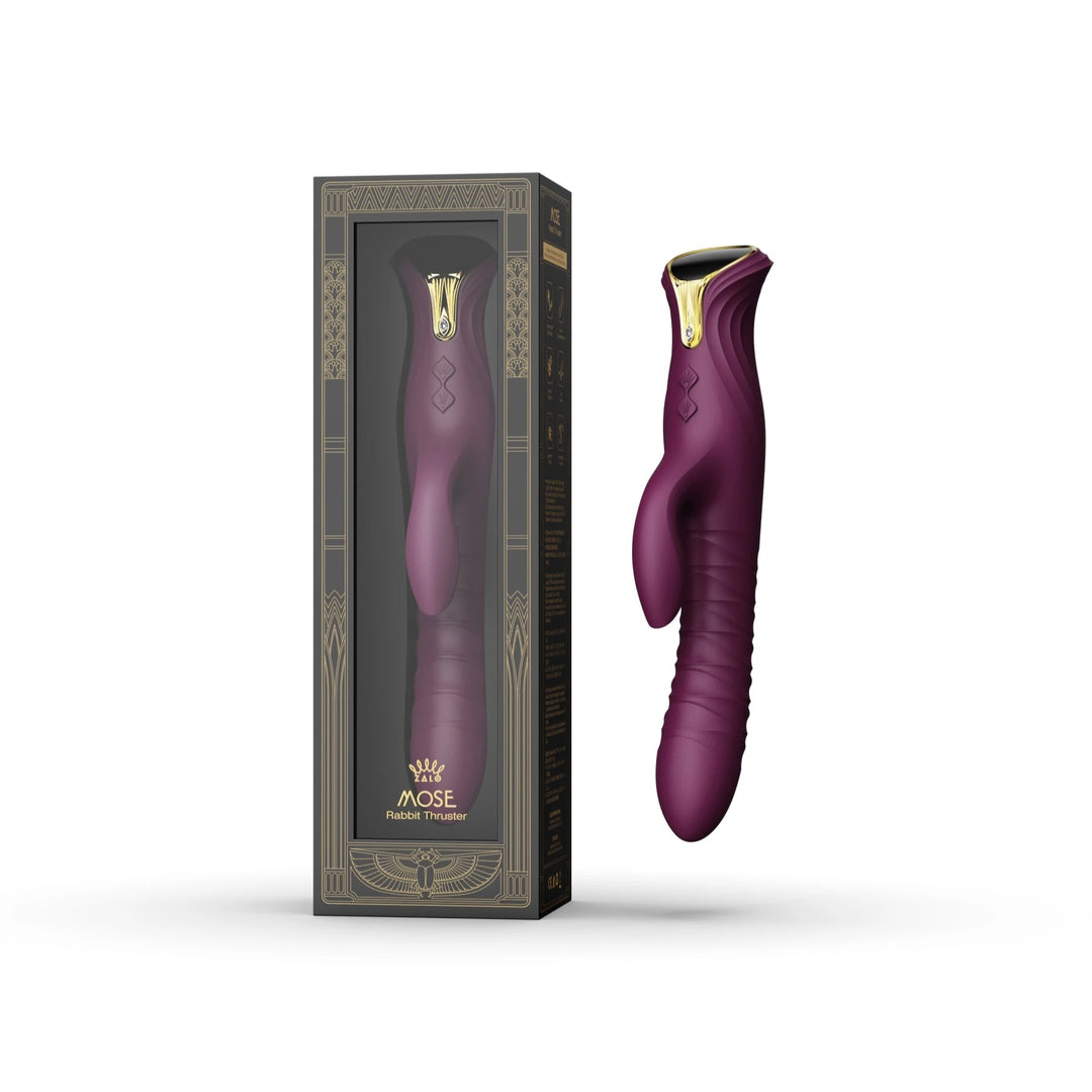 Zalo - Mose stoßender Rabbit Vibrator Lila