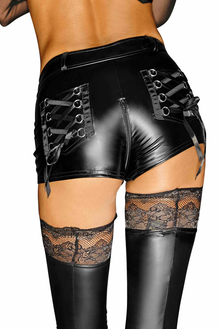 Noir Handmade - Powerwetlook-Shorts F138