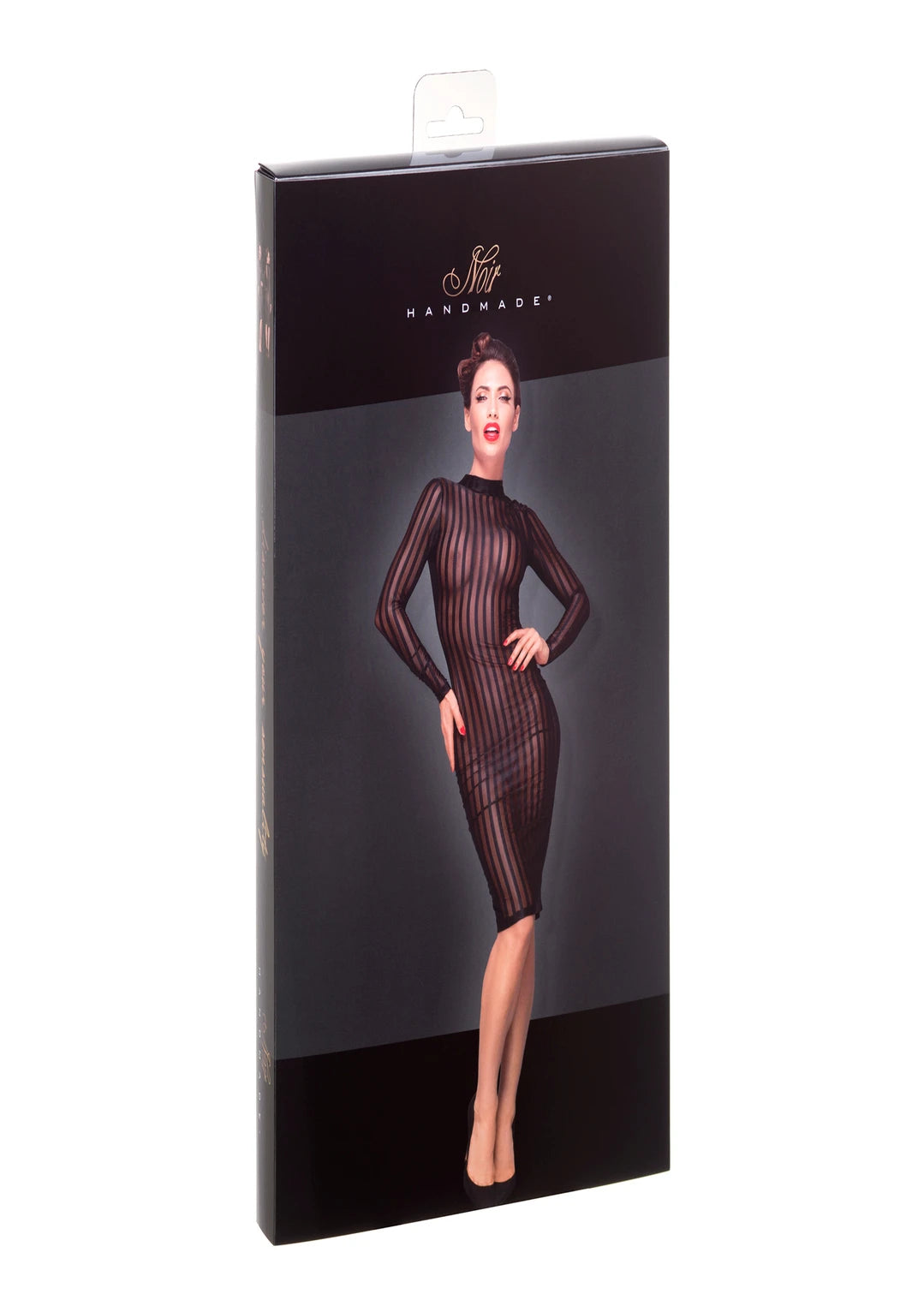 Noir Handmade - Klassisches Kleid aus elastischem Tüll F182