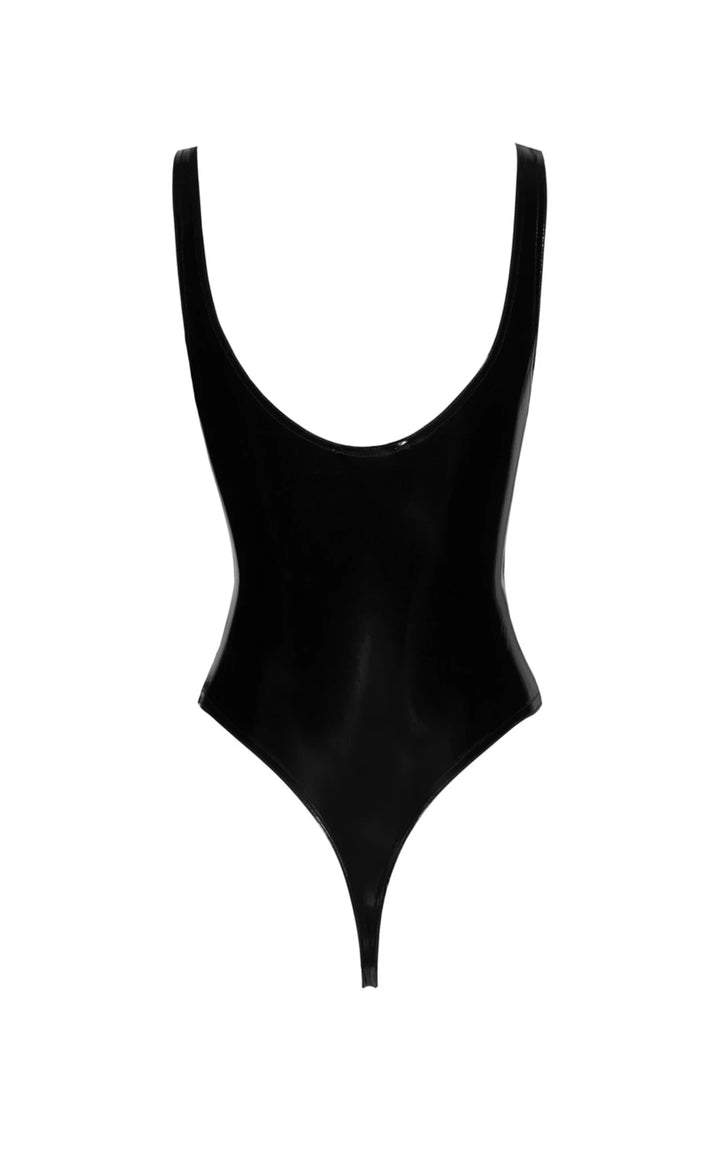 Noir Handmade - PVC Body mit hochgeschnittenem unteren Saum F245