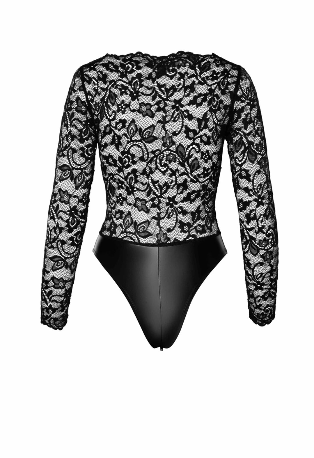 Noir Handmade - Psyche Bodysuit aus Spitze und Wetlook F296