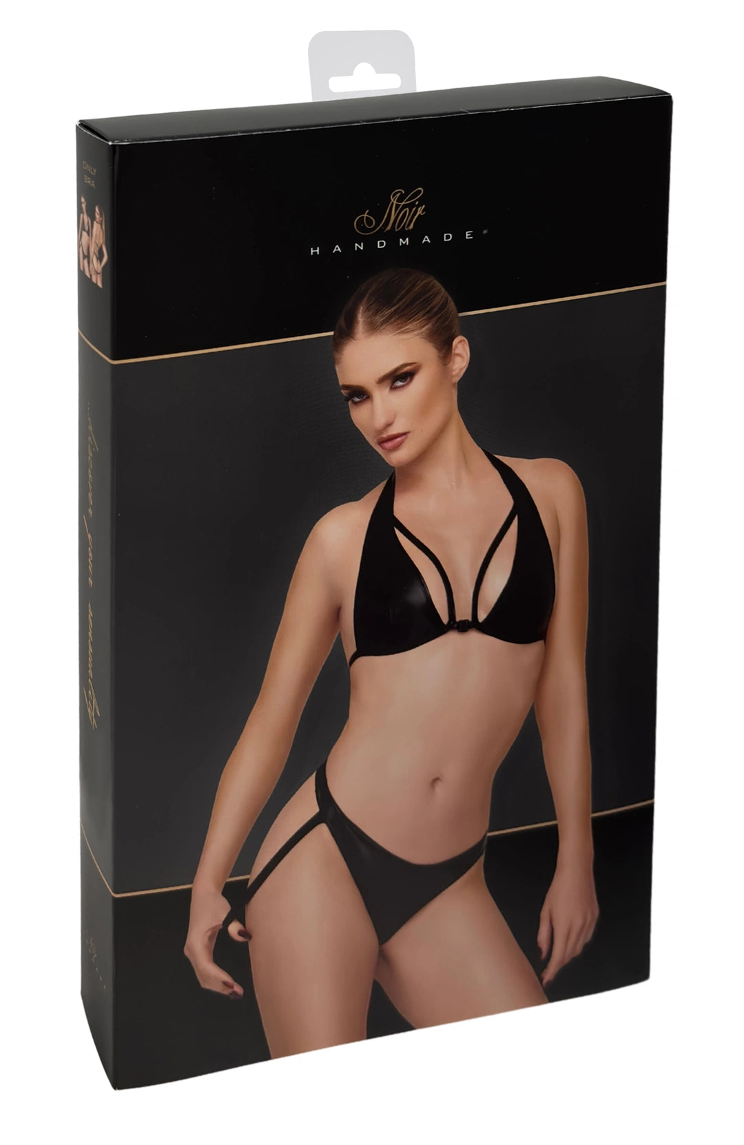 Noir Handmade - Troublemaker Bralette Schwarz – Sexy Riemchen-BH