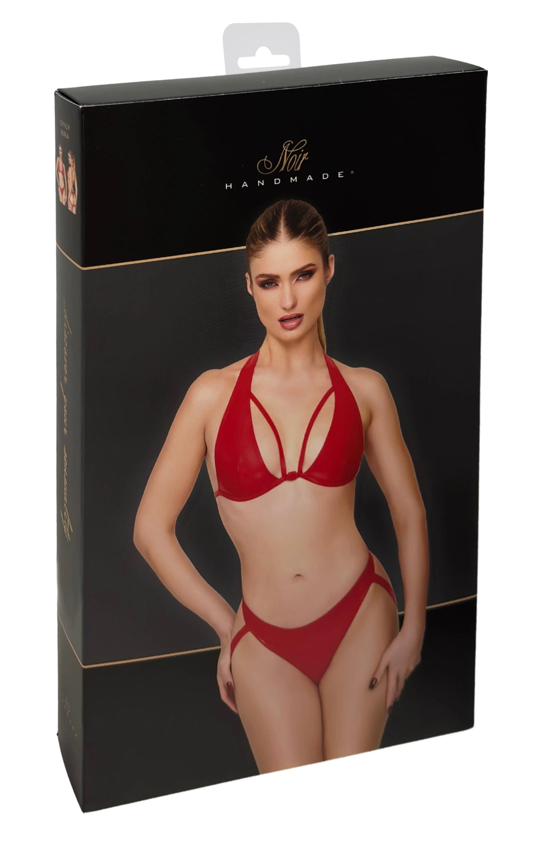 Noir Handmade - Troublemaker Bralette Rot – Sexy Riemchen-BH