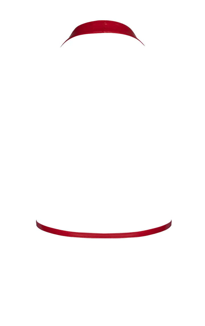 Noir Handmade - Troublemaker Bralette Rot – Sexy Riemchen-BH