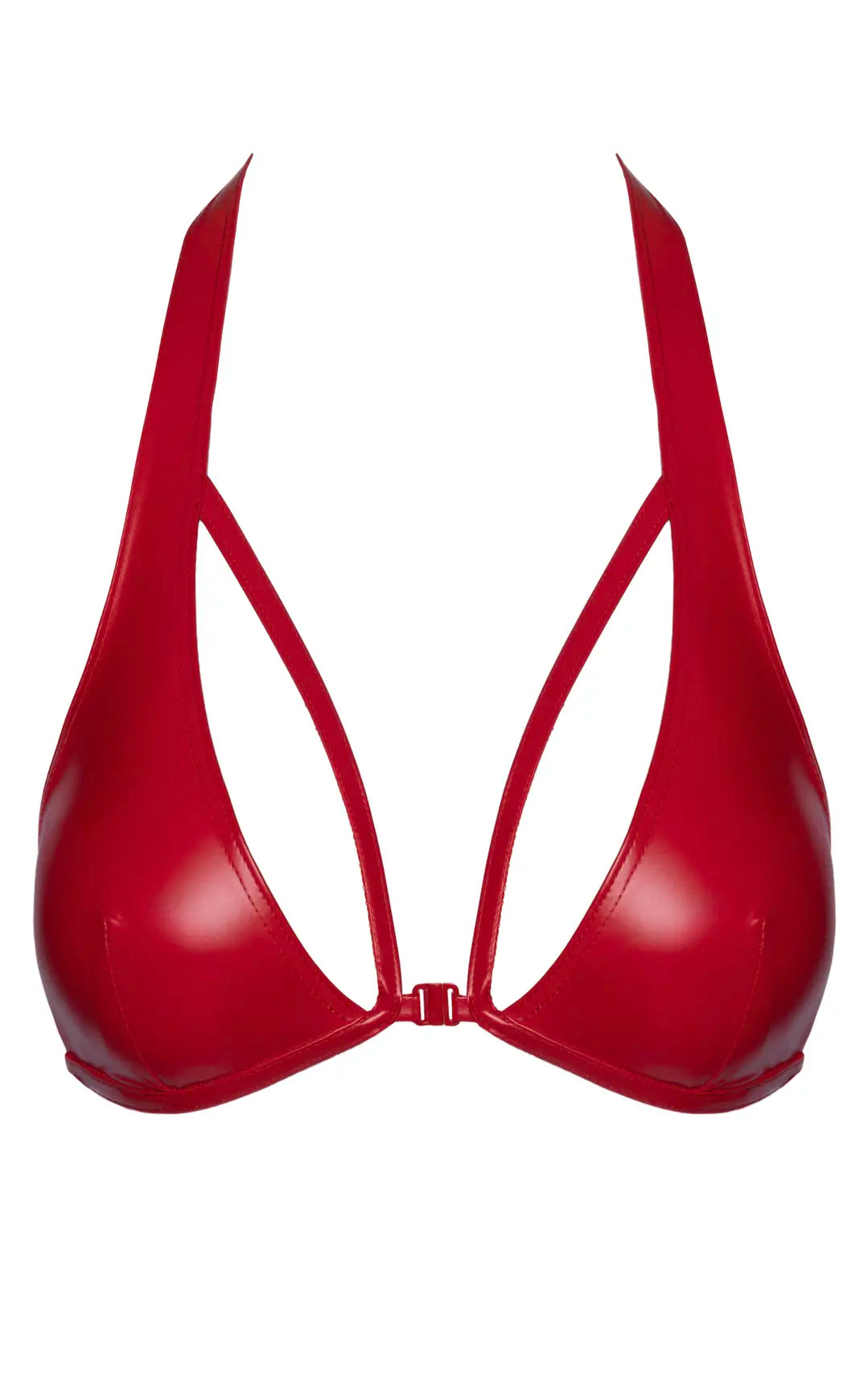 Noir Handmade - Troublemaker Bralette Rot – Sexy Riemchen-BH