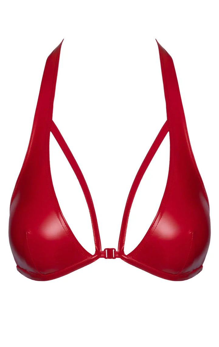 Noir Handmade - Troublemaker Bralette Rot – Sexy Riemchen-BH