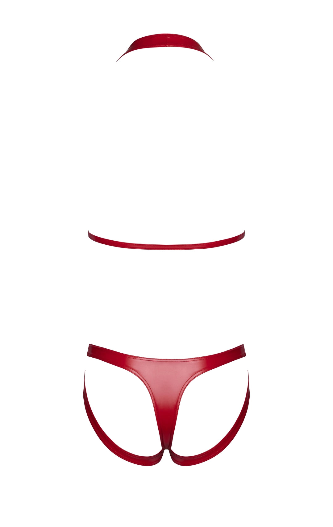 Noir Handmade - Troublemaker Bralette Rot – Sexy Riemchen-BH