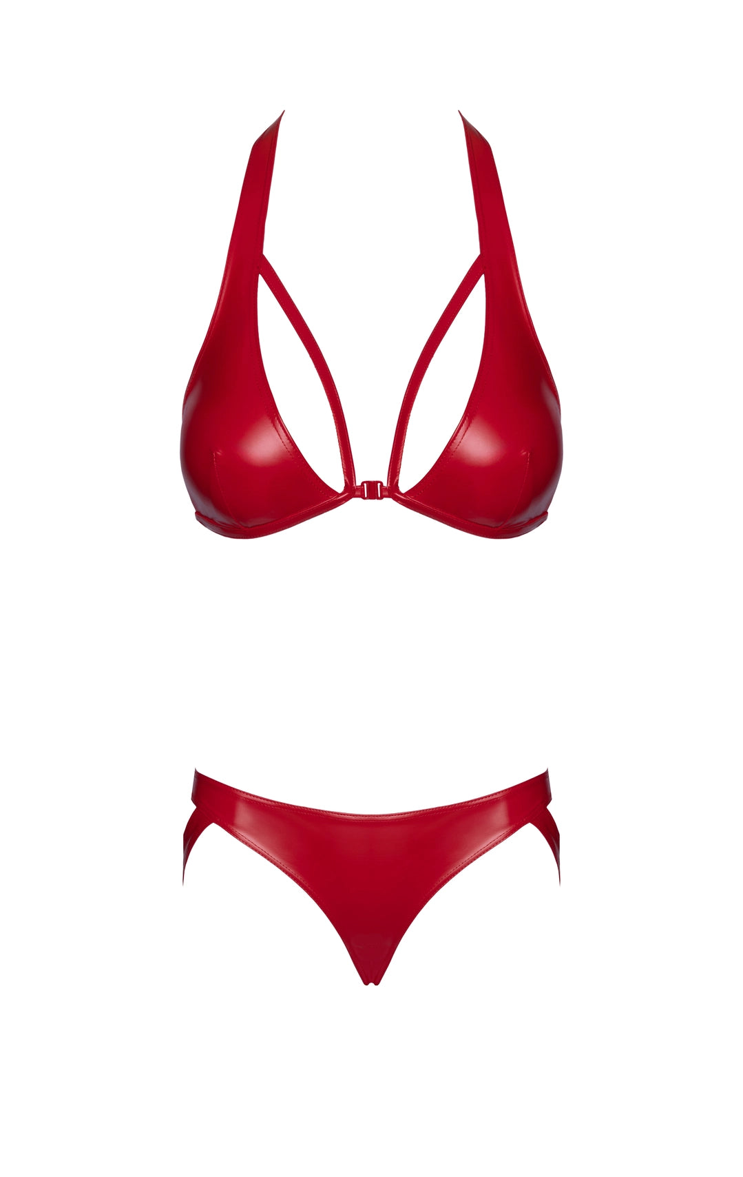 Noir Handmade - Troublemaker Bralette Rot – Sexy Riemchen-BH