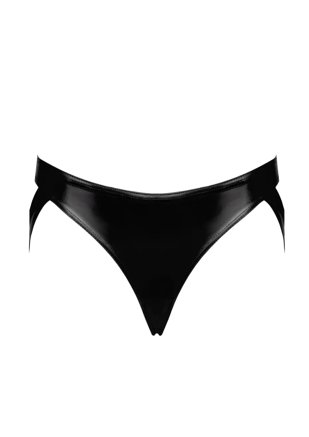 Noir Handmade - Troublemaker Strappy Panties Schwarz – Sexy Riemchen-Slip