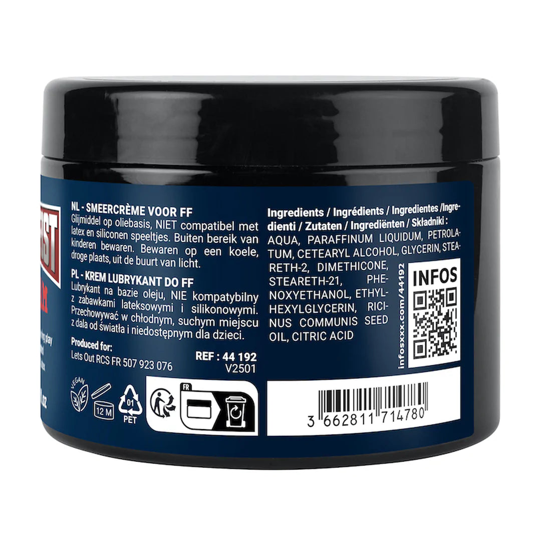 Fuck & Fist - FF Cream Gleitgel – Ölbasiertes Fisting Gleitmittel 500ml