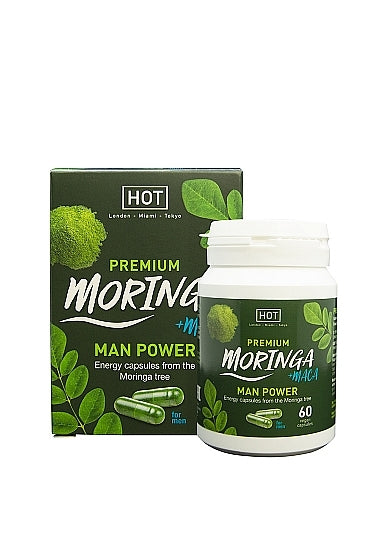 HOT - Premium Moringa + Maca Man Power Kapseln 60 Stk.