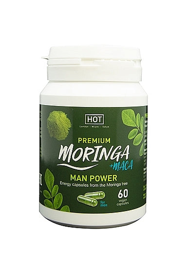 HOT - Premium Moringa + Maca Man Power Kapseln 60 Stk.