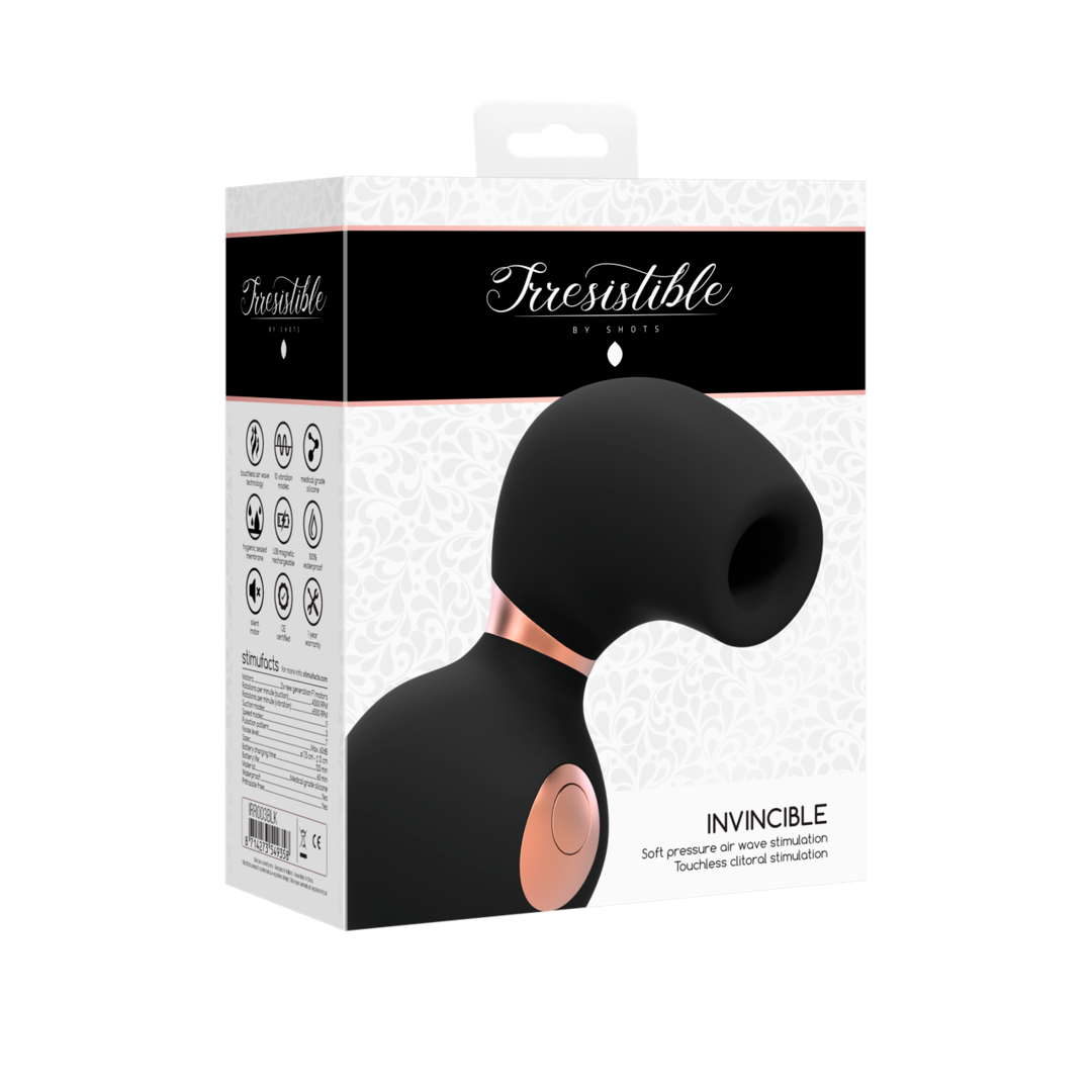 Irresistible - Invincible Air Wave Stimulator schwarz