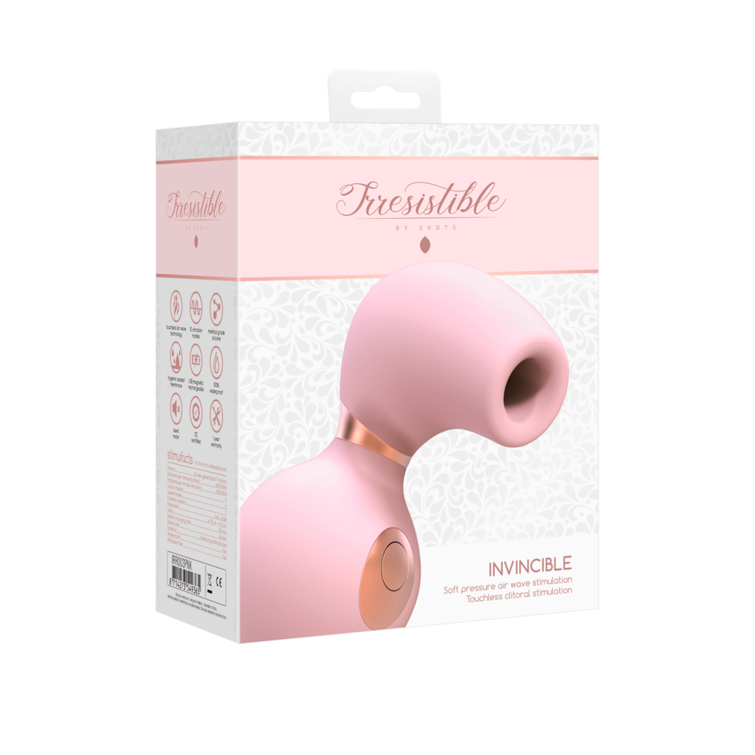 Irresistible - Invincible Air Wave Stimulator pink