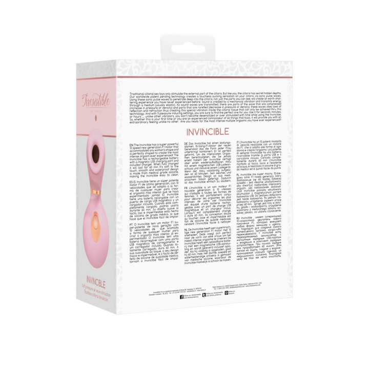 Irresistible - Invincible Air Wave Stimulator pink