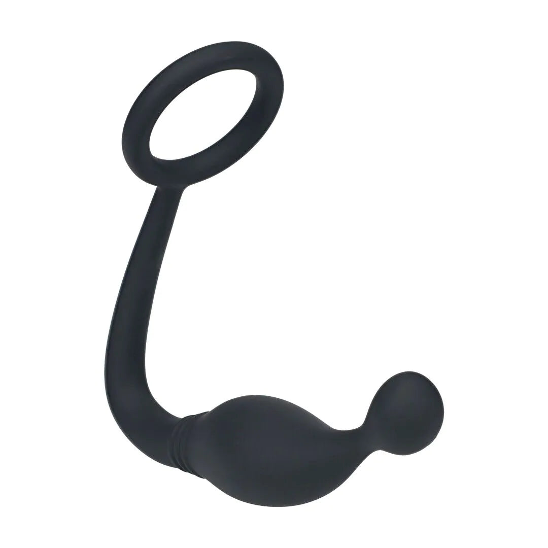 Levelz - Penisring mit Prostata-Stimulator M schwarz