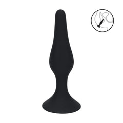 Levelz - Silikon Analplug - M schwarz