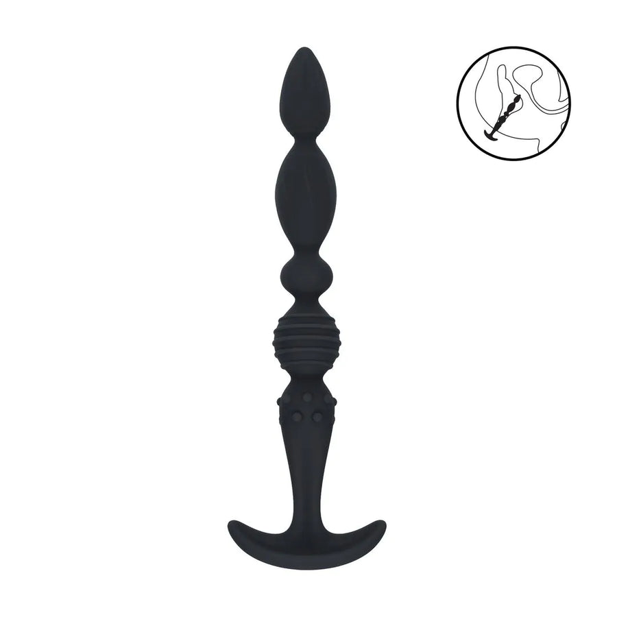 Levelz - Analkette texturiert schwarz