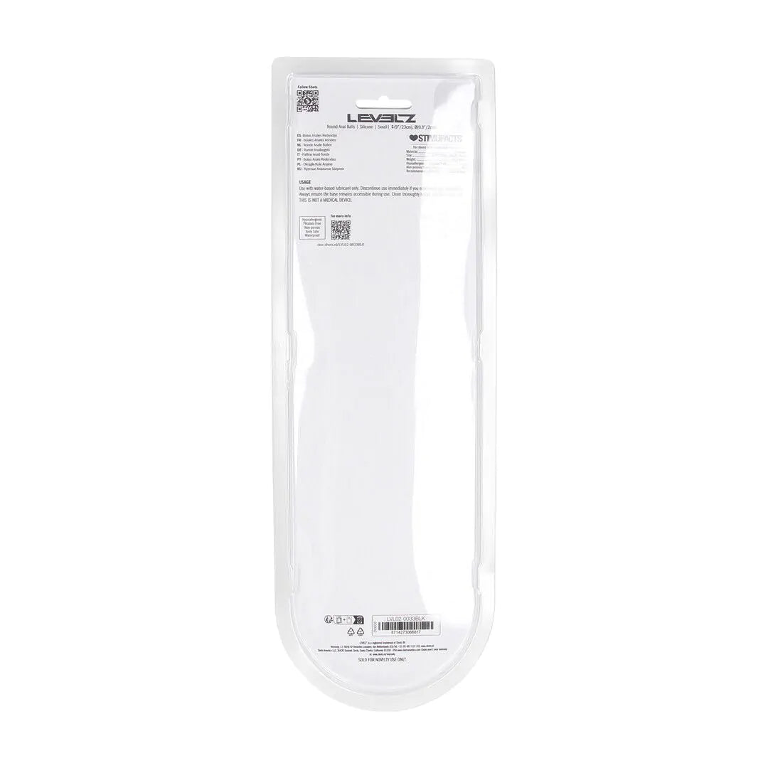 Levelz - S Analkette mit 4 Silikon-Kugeln 20mm