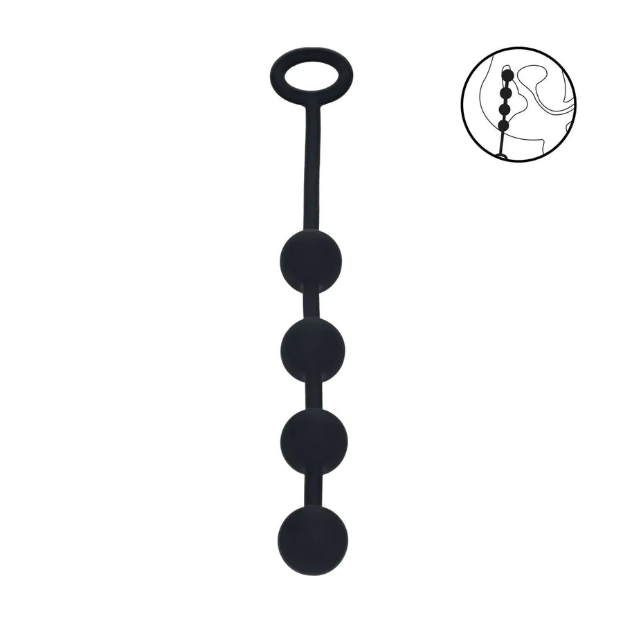 Levelz - S Analkette mit 4 Silikon-Kugeln 20mm
