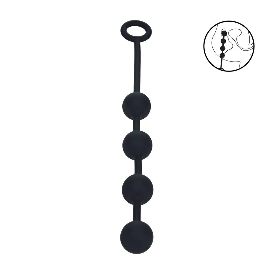 Levelz - M Analkette mit 4 Silikon-Kugeln 30mm