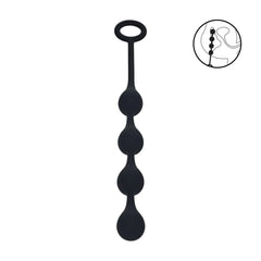 Levelz - S Analkette mit 4 Silikontropfen 20mm