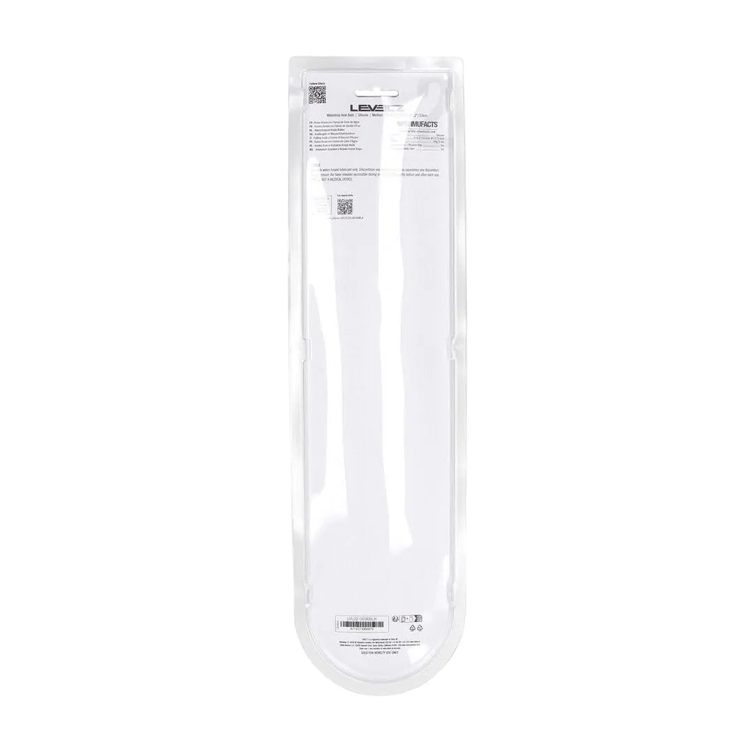 Levelz - M Analkette mit 4 Silikontropfen 30mm