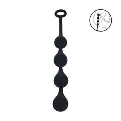 Levelz - M Analkette mit 4 Silikontropfen 30mm
