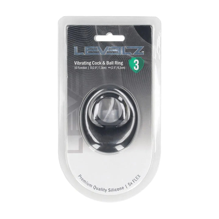 Levelz - Vibrierender Flüssigsilikon Penis- und Hodenring