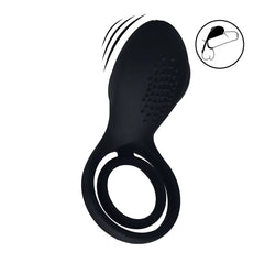 Levelz - Vibrierender Penis- und Hodenring mit Flügelstimulator