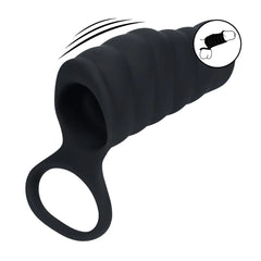 Levelz - Penis-Hülle mit Hodenring schwarz
